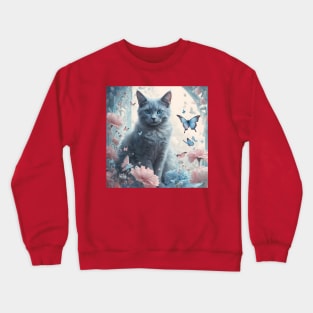 Wow Cat Crewneck Sweatshirt